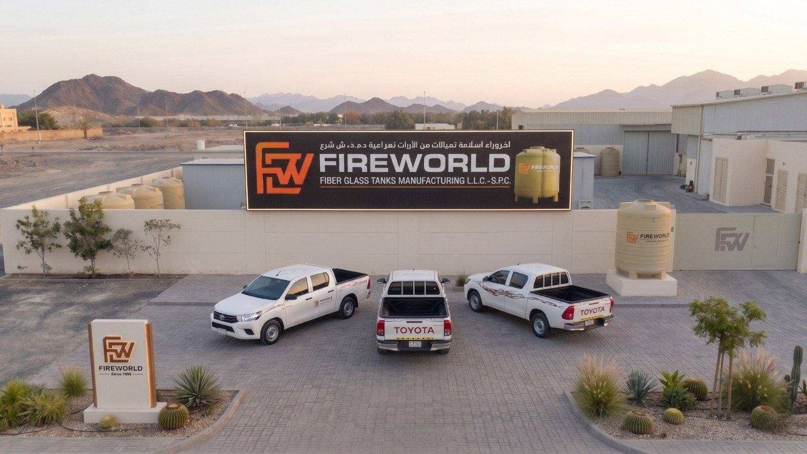 Fireworld Fiber Glass Factory UAE