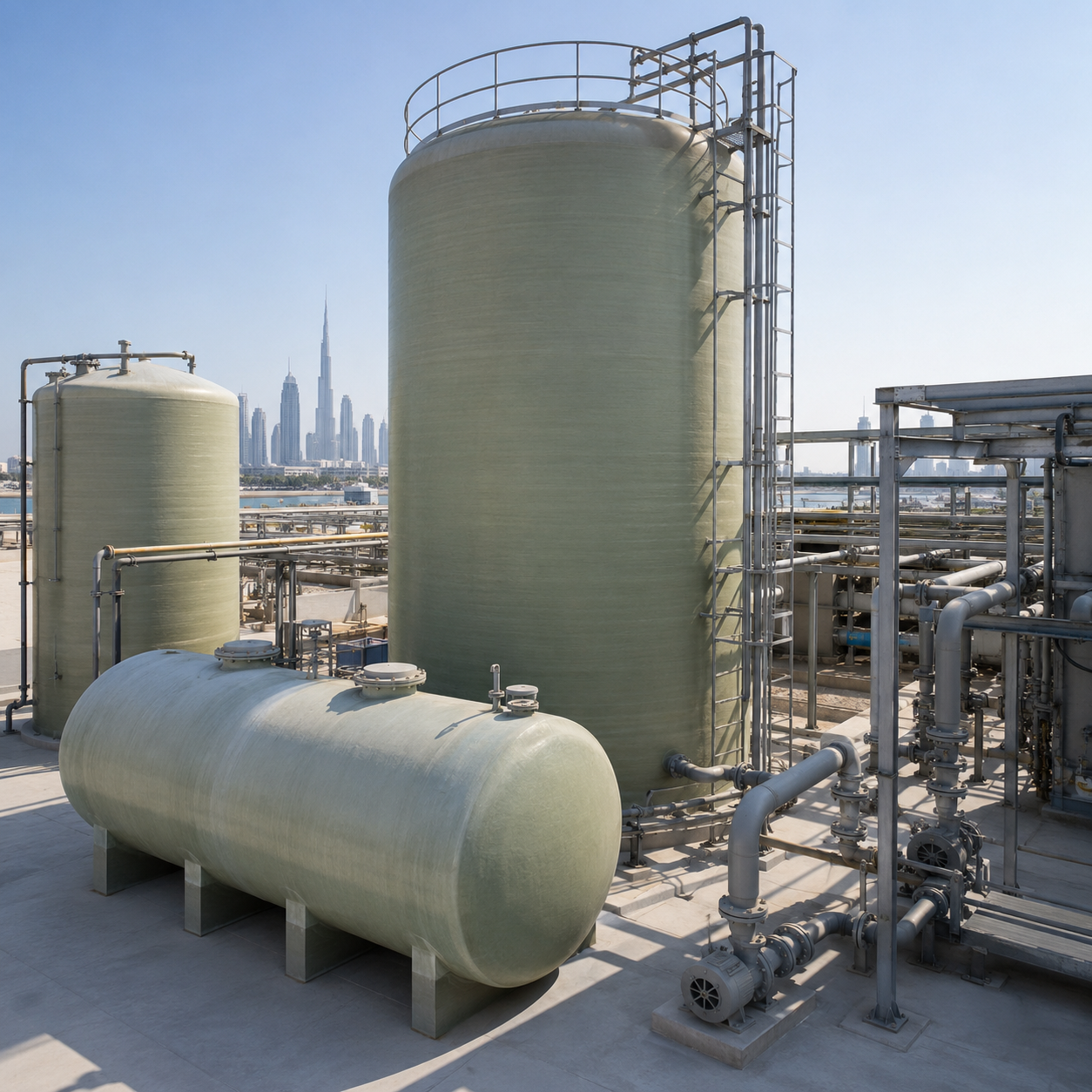 GRP Chemical Tanks UAE