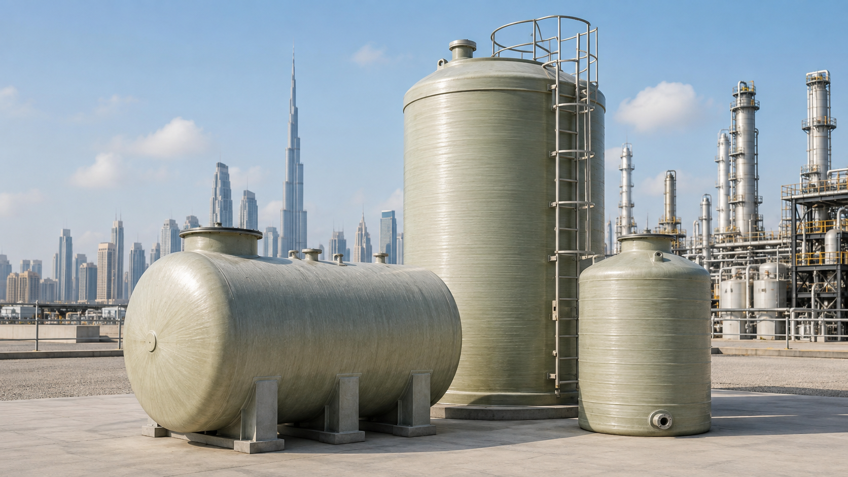 GRP Chemical & Fiber Tanks UAE